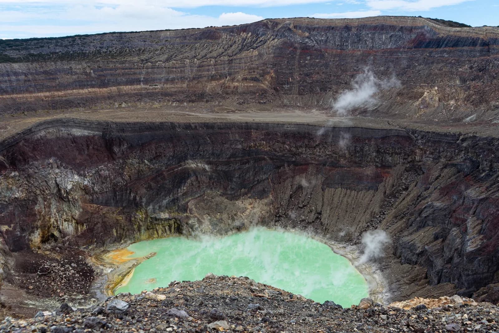 Cráter del volcán de Santa Ana (Ilamatepec)